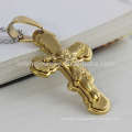 New style gold necklace cross pendant for men